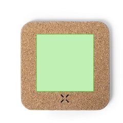 Cargador 5W Corcho Natural 9,4x9,4cm | Cara A Centrado | 60 x 60