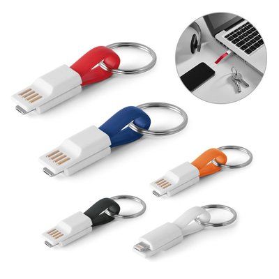 Cable USB llavero con conector 2 en 1