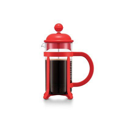 Cafetera de émbolo de 350ml Rojo