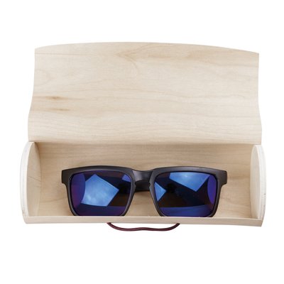 Caja de madera para gafas