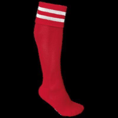 Calcetines deportivos altos Sporty Red / White 31/34 EU