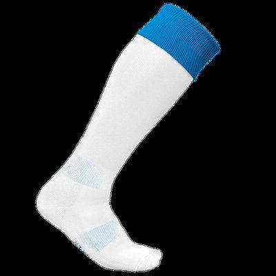 Calcetines deportivos antideslizantes White / Sporty Royal Blue 27/30 EU