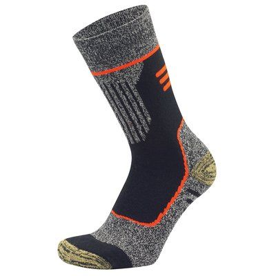 Calcetines de mujer para calzado de seguridad Grey / Green / Grey / Orange 35/38 EU