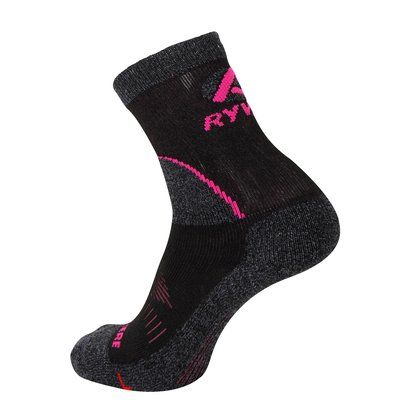 Calcetines de senderismo Black / Pink 35/37 EU