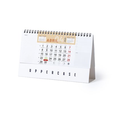 Calendario Meses Sobremesa Anillado