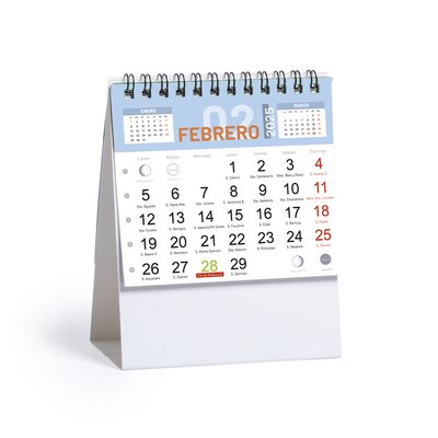 Calendario Meses de Sobremesa y Santoral 