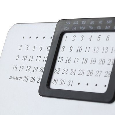 Calendario perpetuo personalizado con soporte plegable