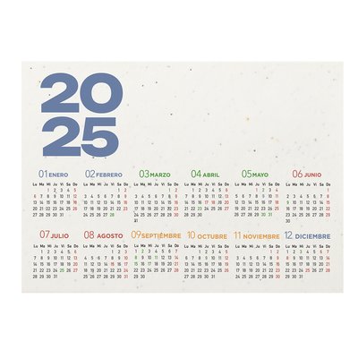 Calendario de Sobremesa con Semillas Bla