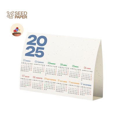 Calendario de Sobremesa con Semillas