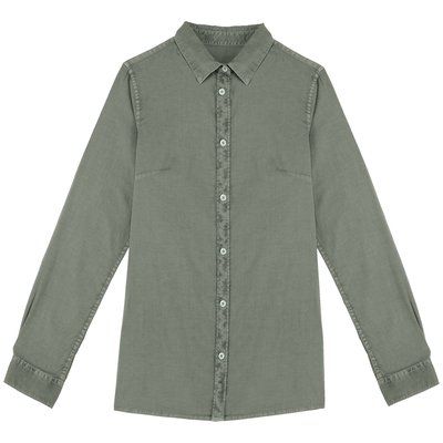 Camisa ajustada eco mujer Washed Pale Khaki M