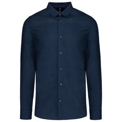 Camisa algodón para hombre entallada Navy L