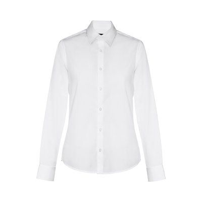 Camisa blanca de popelina mujer Blanco L