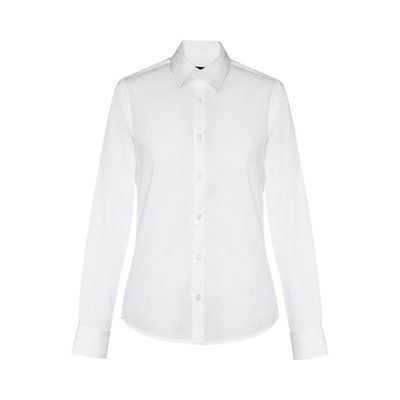 Camisa blanca de popelina mujer Blanco S