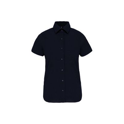 Camisa cómoda manga corta mujer Navy S