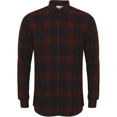 Camisa A Cuadros Burgundy Check S