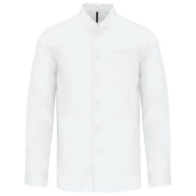 Camisa cuello mao hombre White L