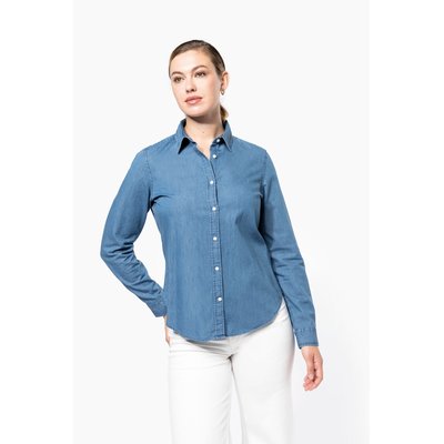 Camisa Denim algodón para mujer