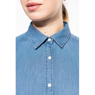 Camisa Denim algodón para mujer