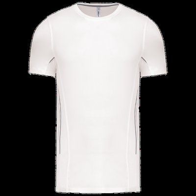 Camisa de deporte para hombre White / Silver XXL