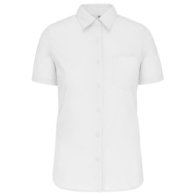 Camisa easy care manga corta mujer Blanco L