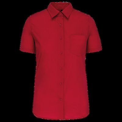 Camisa easy care manga corta mujer Classic Red 3XL