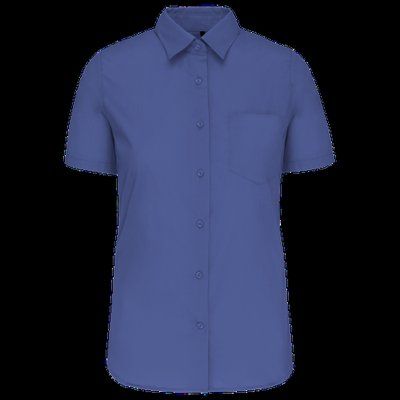 Camisa easy care manga corta mujer Cobalt Blue S