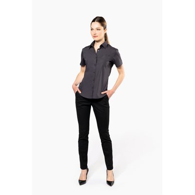 Camisa easy care manga corta mujer