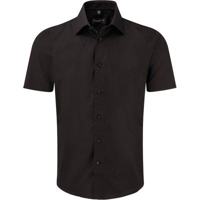 Camisa entallada hombre Black XXL