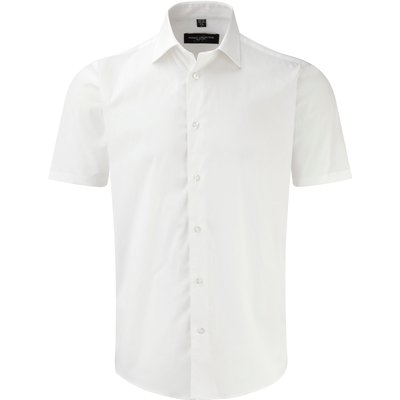 Camisa entallada hombre Blanco L