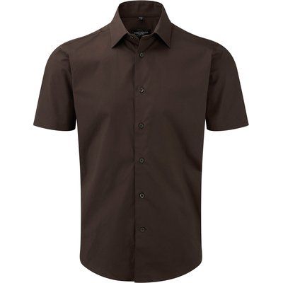 Camisa entallada hombre CHOCOLATE XXL