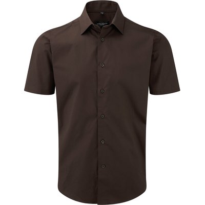 Camisa entallada hombre Marrón XXL