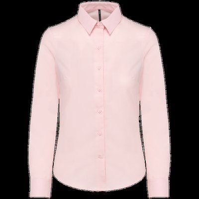 Camisa entallada mujer tejido de cuidado fácil Oxford Pale Pink S