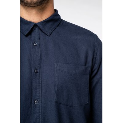 Camisa franela hombre algodón orgánico