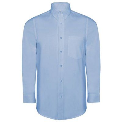 Camisa Hombre con Bolsillo CELESTE S