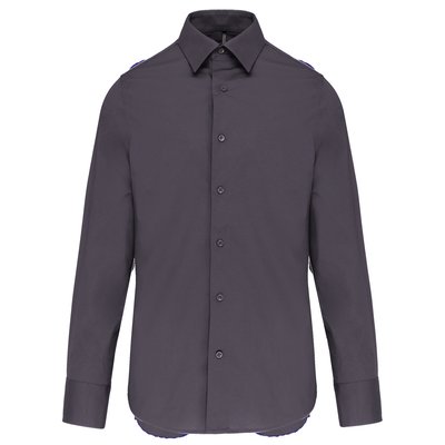 Camisa hombre Entallada Gris XXL