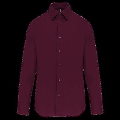 Camisa hombre Entallada Wine L