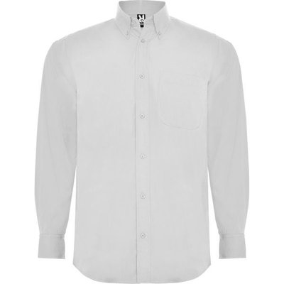 Camisa de hombre manga larga Blanco S