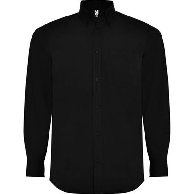 Camisa de hombre manga larga Negro 2XL