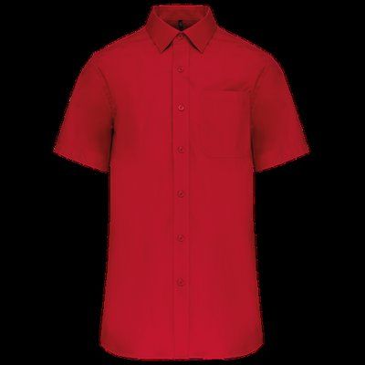 Camisa manga corta hombre Bolsillo izquierdo Classic Red M