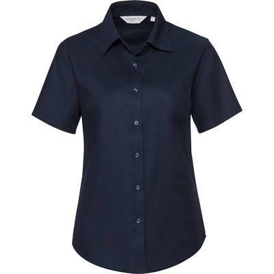 Camisa de manga corta de mujer Bright Navy 3XL