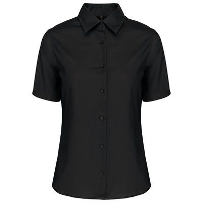 Camisa de mujer sin arrugas Black S