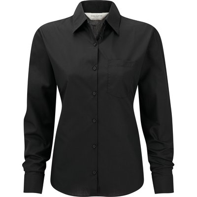 Camisa de trabajo mujer Negro M