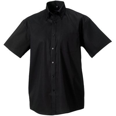 Camisa non-iron con bolsillo pecho Black L