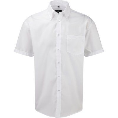 Camisa non-iron con bolsillo pecho White 4XL