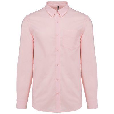 Camisa oxford hombre algodón poliéster Oxford Pale Pink S