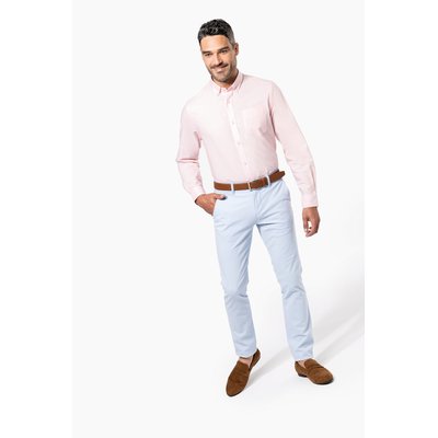 Camisa oxford hombre algodón poliéster