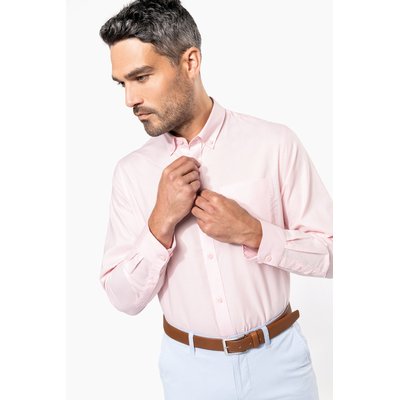 Camisa oxford hombre algodón poliéster