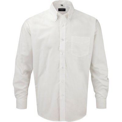 Camisa Oxford hombre planchado mínimo Blanco S