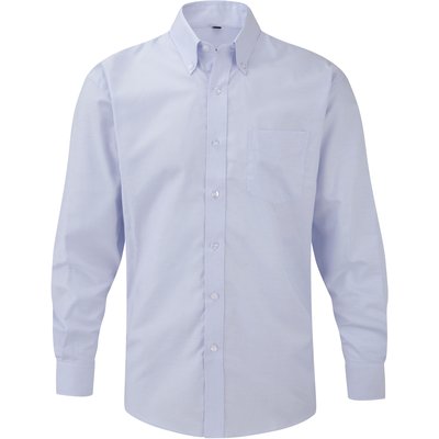 Camisa Oxford hombre planchado mínimo Oxford Blue S