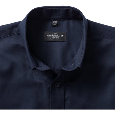 Camisa Oxford hombre planchado mínimo